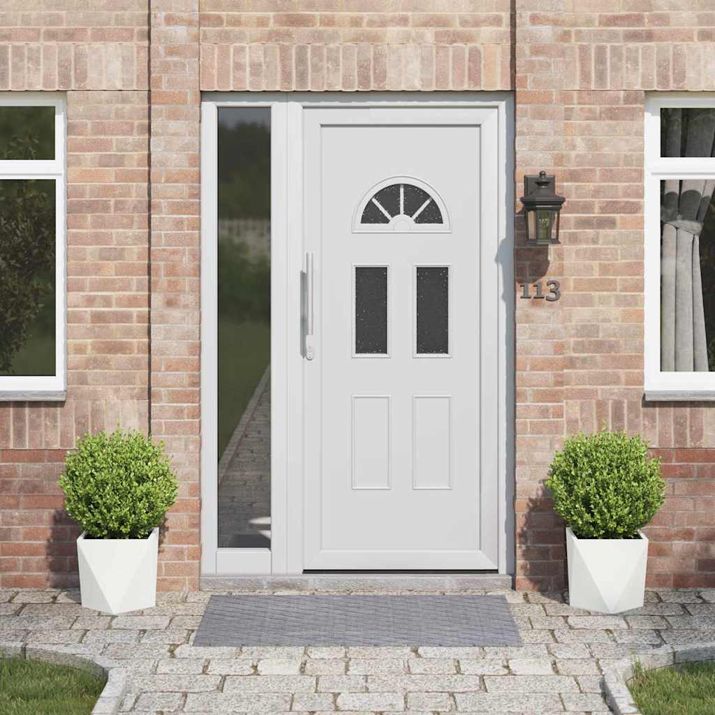 883811_1.jpg vidaXL Hrantík 2 pcs Biela 30 x 30 x 30 cm Oceľ – Obrázok 1