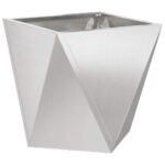 vidaXL Hrantík Strieborná 30 x 30 x 30 cm Nerezová oceľ – Obrázok 2
