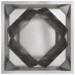 vidaXL Hrantík Strieborná 30 x 30 x 30 cm Nerezová oceľ – Obrázok 6