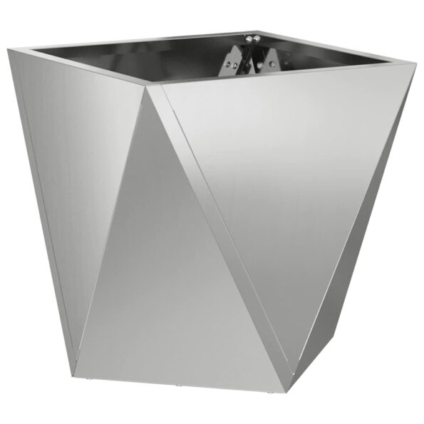 vidaXL Hrantík Strieborná 30 x 30 x 30 cm Pozinkovaná oceľ – Obrázok 2