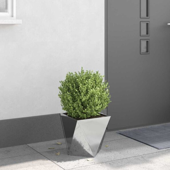 vidaXL Hrantík Strieborná 30 x 30 x 30 cm Pozinkovaná oceľ – Obrázok 4