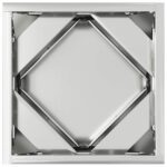 vidaXL Hrantík Strieborná 30 x 30 x 30 cm Pozinkovaná oceľ – Obrázok 6