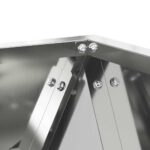 vidaXL Hrantík 2 pcs Strieborná 30 x 30 x 30 cm Pozinkovaná oceľ – Obrázok 8