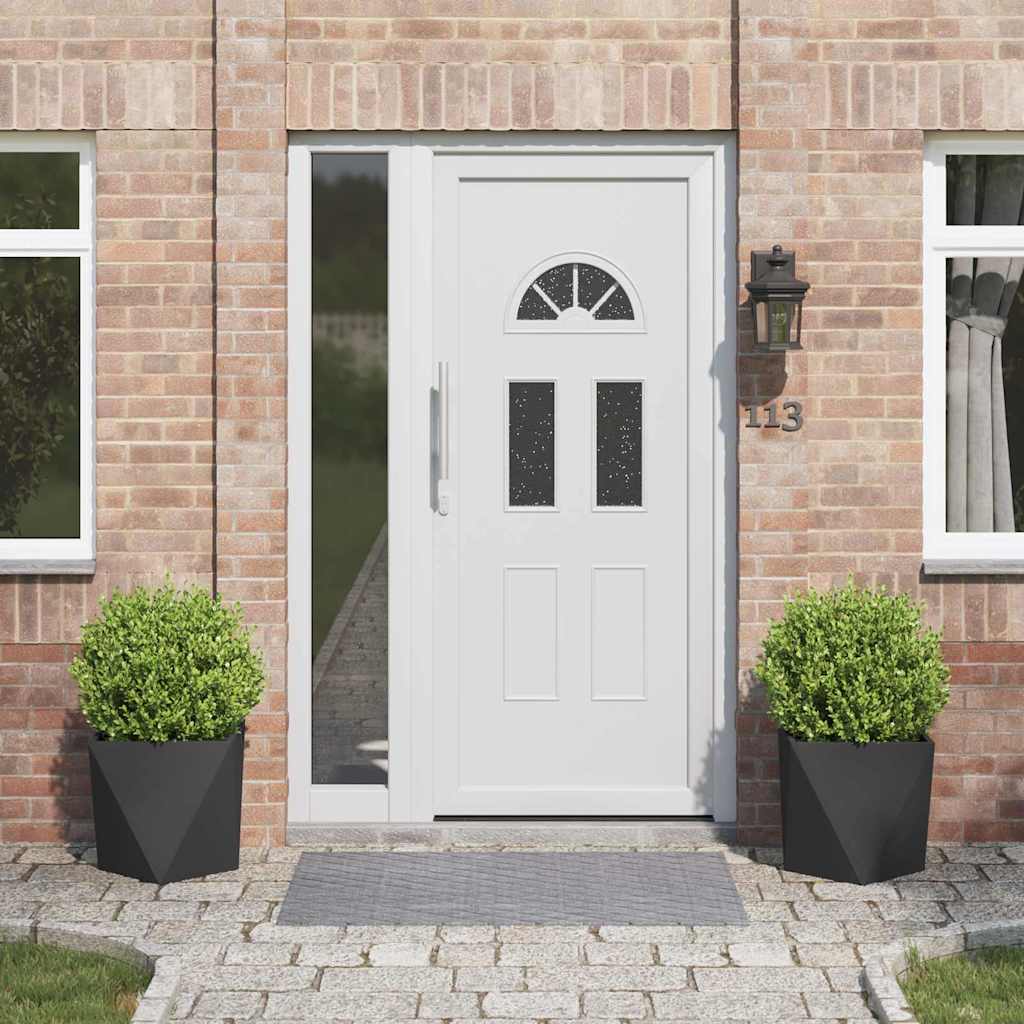 883823_1.jpg vidaXL Hrantík 2 pcs Čierna 40 x 40 x 40 cm Oceľ – Obrázok 1