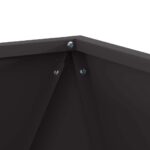 vidaXL Hrantík 2 pcs Čierna 40 x 40 x 40 cm Oceľ – Obrázok 8