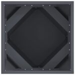 vidaXL Hrantík 2 pcs Antracit 40 x 40 x 40 cm Oceľ – Obrázok 7