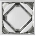 vidaXL Hrantík Strieborná 40 x 40 x 40 cm Pozinkovaná oceľ – Obrázok 6