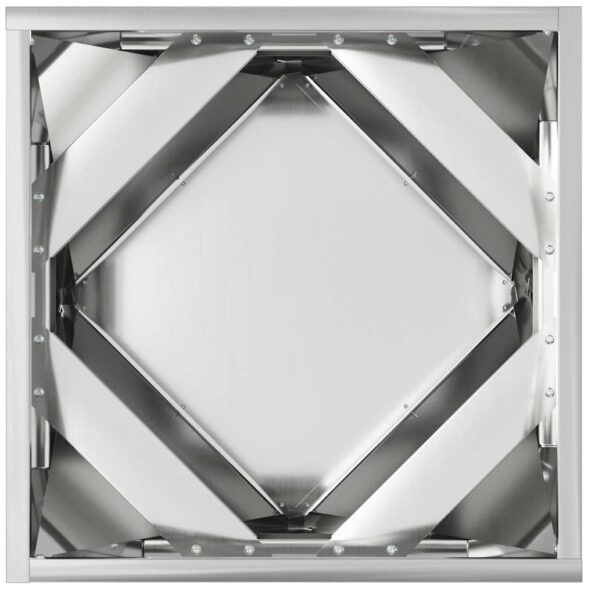 vidaXL Hrantík 2 pcs Strieborná 40 x 40 x 40 cm Pozinkovaná oceľ – Obrázok 7