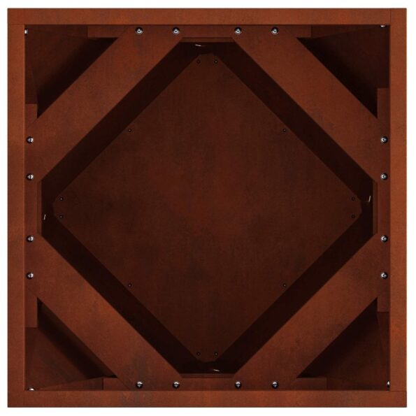 vidaXL Hrantík 2 pcs Hrdzavý 40 x 40 x 40 cm – Obrázok 8