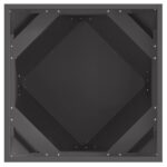 vidaXL Hrantík Čierna 50 x 50 x 50 cm Oceľ – Obrázok 6