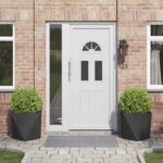 vidaXL Hrantík 2 pcs Čierna 50 x 50 x 50 cm Oceľ