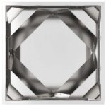 vidaXL Hrantík 2 pcs Strieborná 50 x 50 x 50 cm Nerezová oceľ – Obrázok 7