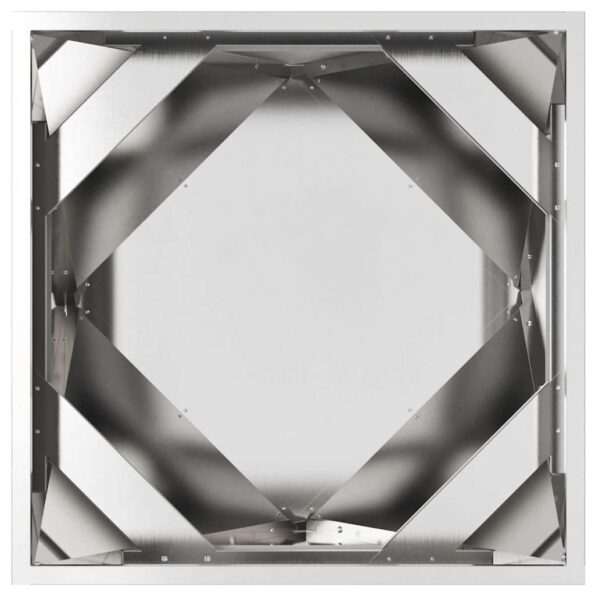 vidaXL Hrantík 2 pcs Strieborná 50 x 50 x 50 cm Nerezová oceľ – Obrázok 7