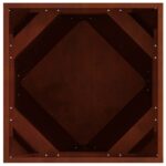 vidaXL Hrantík 2 pcs Hrdzavý 50 x 50 x 50 cm