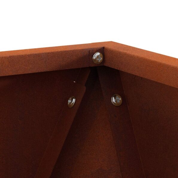 vidaXL Hrantík 2 pcs Hrdzavý 50 x 50 x 50 cm – Obrázok 9