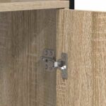 vidaXL Knižnica Sonoma dub 60 x 24 x 161 cm Kompozitné drevo – Obrázok 10