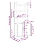 vidaXL Knižnica Sonoma dub 60 x 24 x 161 cm Kompozitné drevo – Obrázok 13