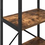 vidaXL Regál na knihy Dymová dub 56 x 34 x 171 cm Kompozitné drevo – Obrázok 8