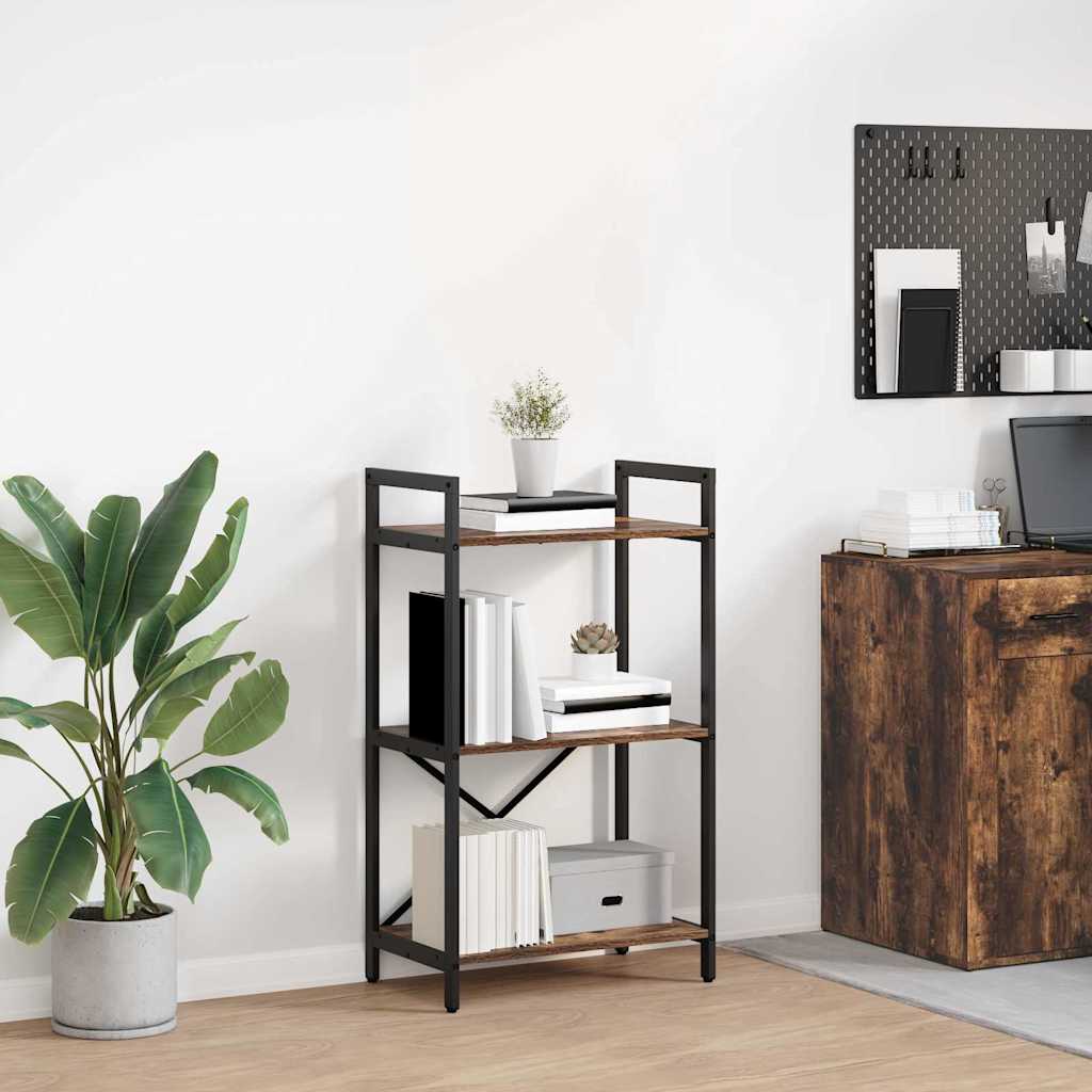 883876_1.jpg vidaXL Regál na knihy Dymová dub 56 x 34 x 96 cm Kompozitné drevo – Obrázok 1