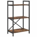 vidaXL Regál na knihy Dymová dub 56 x 34 x 96 cm Kompozitné drevo – Obrázok 2