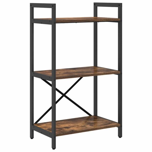 vidaXL Regál na knihy Dymová dub 56 x 34 x 96 cm Kompozitné drevo – Obrázok 2