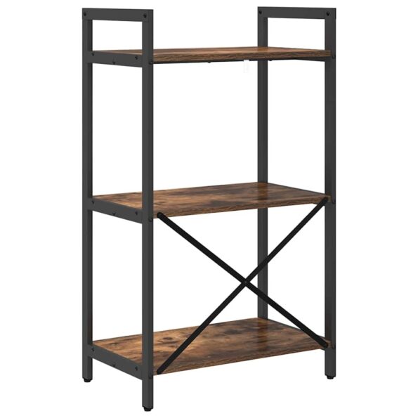 vidaXL Regál na knihy Dymová dub 56 x 34 x 96 cm Kompozitné drevo – Obrázok 7