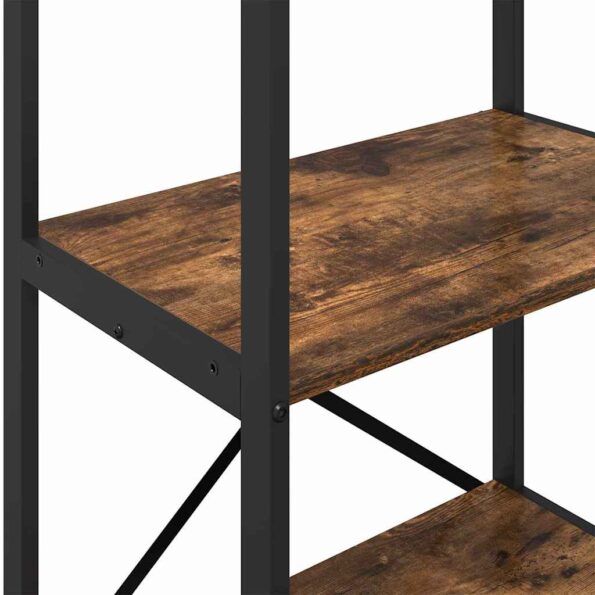 vidaXL Regál na knihy Dymová dub 56 x 34 x 96 cm Kompozitné drevo – Obrázok 8