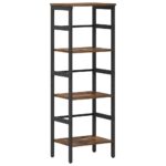 vidaXL Regál na knihy Dymová dub 40 x 29,5 x 115 cm Kompozitné drevo – Obrázok 2