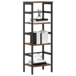 vidaXL Regál na knihy Dymová dub 40 x 29,5 x 115 cm Kompozitné drevo – Obrázok 3