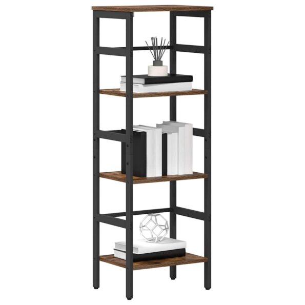 vidaXL Regál na knihy Dymová dub 40 x 29,5 x 115 cm Kompozitné drevo – Obrázok 3