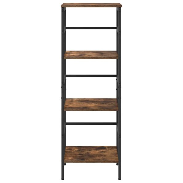 vidaXL Regál na knihy Dymová dub 40 x 29,5 x 115 cm Kompozitné drevo – Obrázok 5