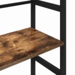 vidaXL Regál na knihy Dymová dub 40 x 29,5 x 149 cm Kompozitné drevo – Obrázok 8