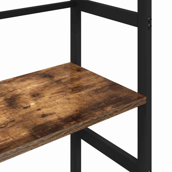 vidaXL Regál na knihy Dymová dub 40 x 29,5 x 149 cm Kompozitné drevo – Obrázok 8