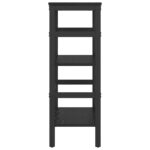 vidaXL Regál na knihy Čierny dub 60 x 29,5 x 81 cm Kompozitné drevo – Obrázok 6