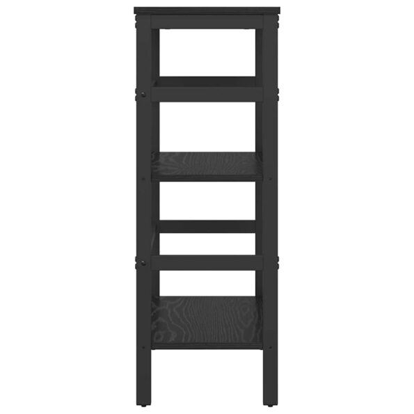 vidaXL Regál na knihy Čierny dub 60 x 29,5 x 81 cm Kompozitné drevo – Obrázok 6