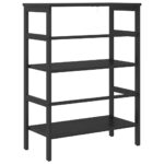 vidaXL Regál na knihy Čierny dub 60 x 29,5 x 81 cm Kompozitné drevo – Obrázok 7