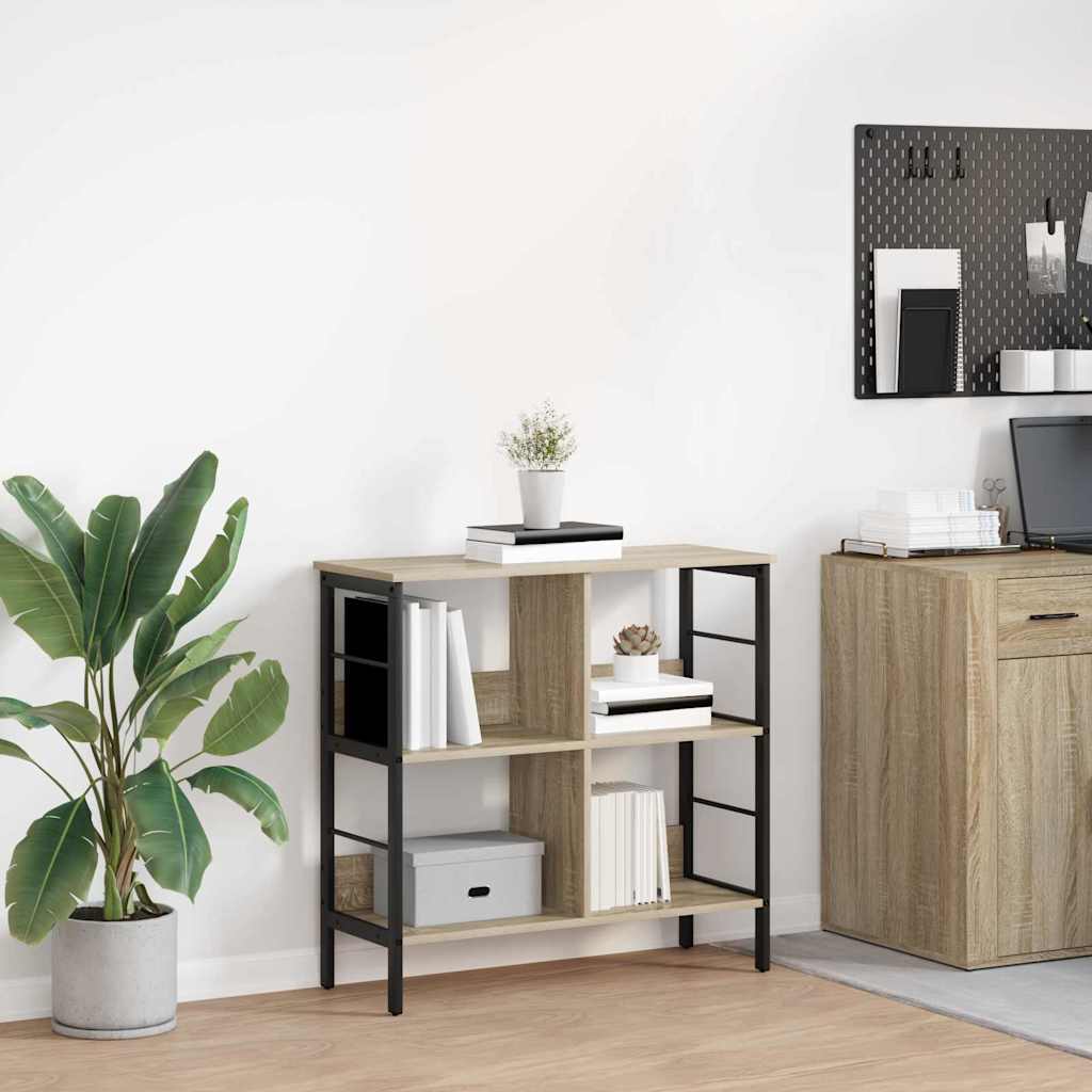 883995_1.jpg vidaXL Regál na knihy Sonoma dub 82 x 32 x 79 cm Kompozitné drevo – Obrázok 1