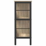 vidaXL Regál na knihy Sonoma dub 82 x 32 x 79 cm Kompozitné drevo – Obrázok 6