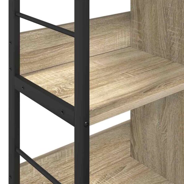 vidaXL Regál na knihy Sonoma dub 82 x 32 x 79 cm Kompozitné drevo – Obrázok 8