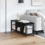 vidaXL Regál na knihy Čierny dub 102 x 32 x 40,5 cm Kompozitné drevo