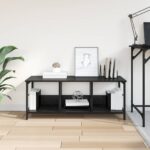 vidaXL Regál na knihy Čierny dub 102 x 32 x 40,5 cm Kompozitné drevo – Obrázok 4