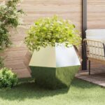 vidaXL Hrantík 2 pcs Strieborná 100 x 100 x 80 cm Nerezová oceľ – Obrázok 4