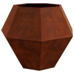 vidaXL Hrantík Hrdzavý 100 x 100 x 80 cm – Obrázok 5