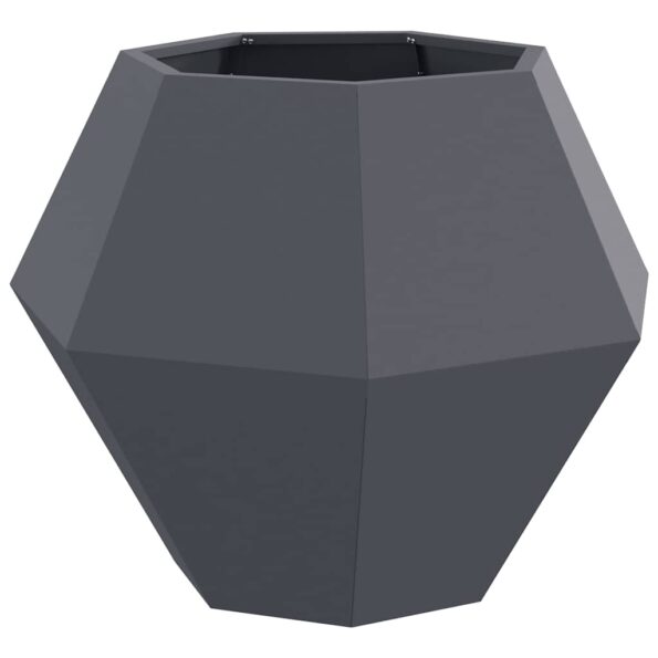 vidaXL Hrantík Antracit 75 x 75 x 60 cm Oceľ – Obrázok 2