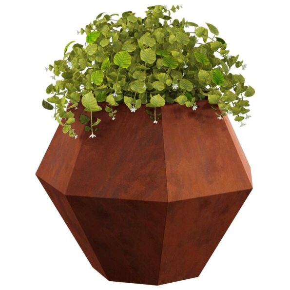 vidaXL Hrantík 2 pcs Hrdzavý 75 x 75 x 60 cm – Obrázok 4