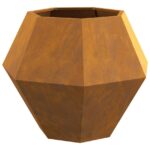 vidaXL Hrantík 2 pcs Hrdzavý 75 x 75 x 60 cm – Obrázok 5