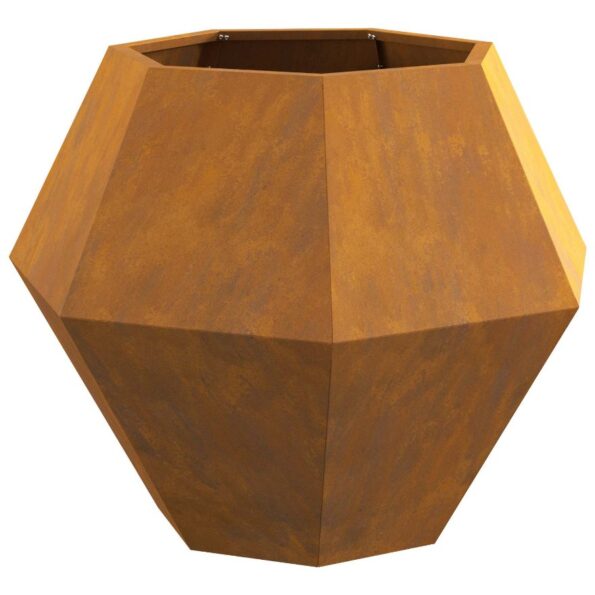 vidaXL Hrantík 2 pcs Hrdzavý 75 x 75 x 60 cm – Obrázok 5