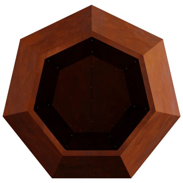 vidaXL Hrantík 2 pcs Hrdzavý 75 x 75 x 60 cm – Obrázok 8