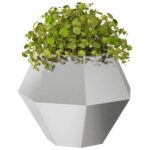 vidaXL Hrantík 2 pcs Strieborná 50 x 50 x 40 cm Nerezová oceľ – Obrázok 3