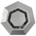 vidaXL Hrantík 2 pcs Strieborná 50 x 50 x 40 cm Pozinkovaná oceľ – Obrázok 7